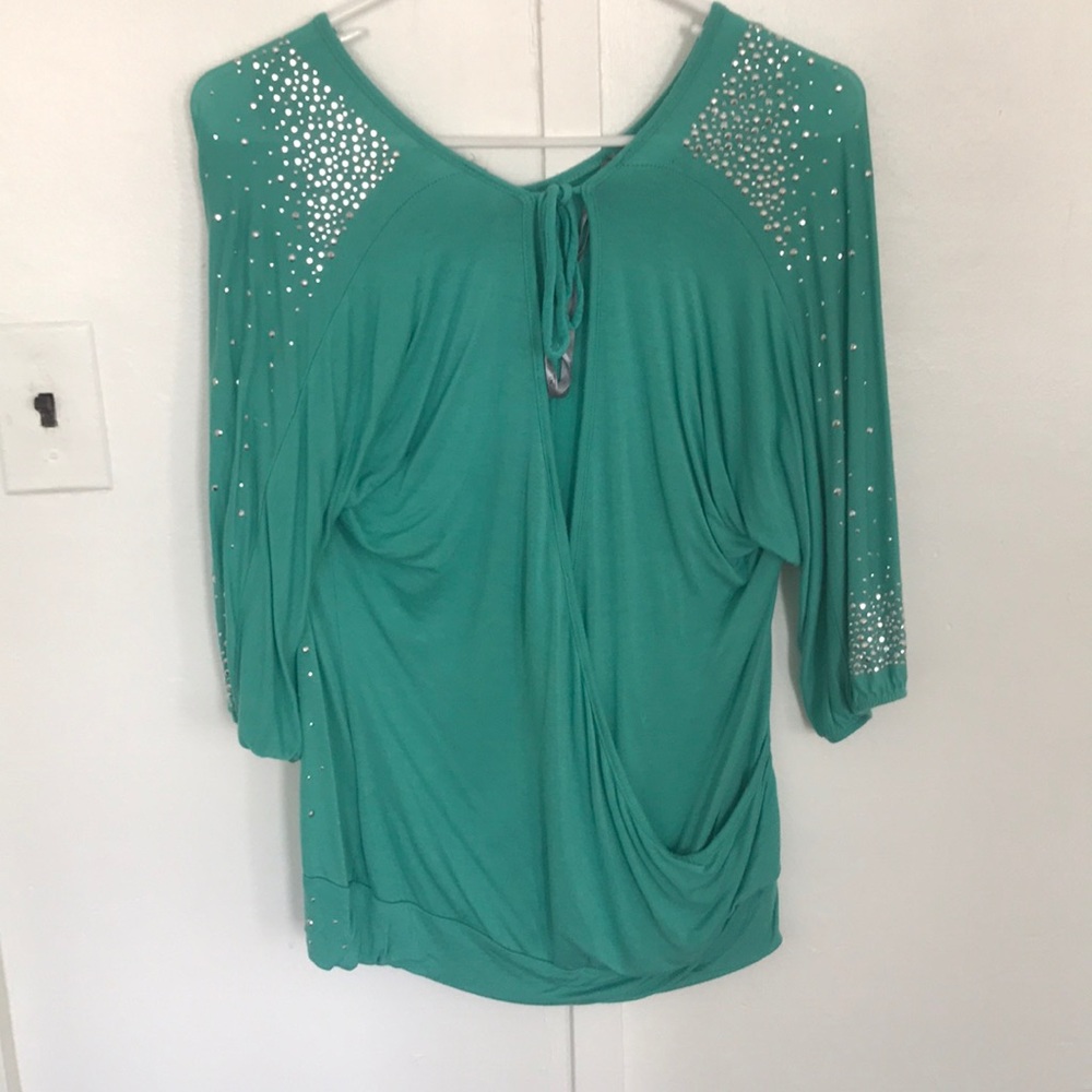 Turquoise top - Picture 3 of 3